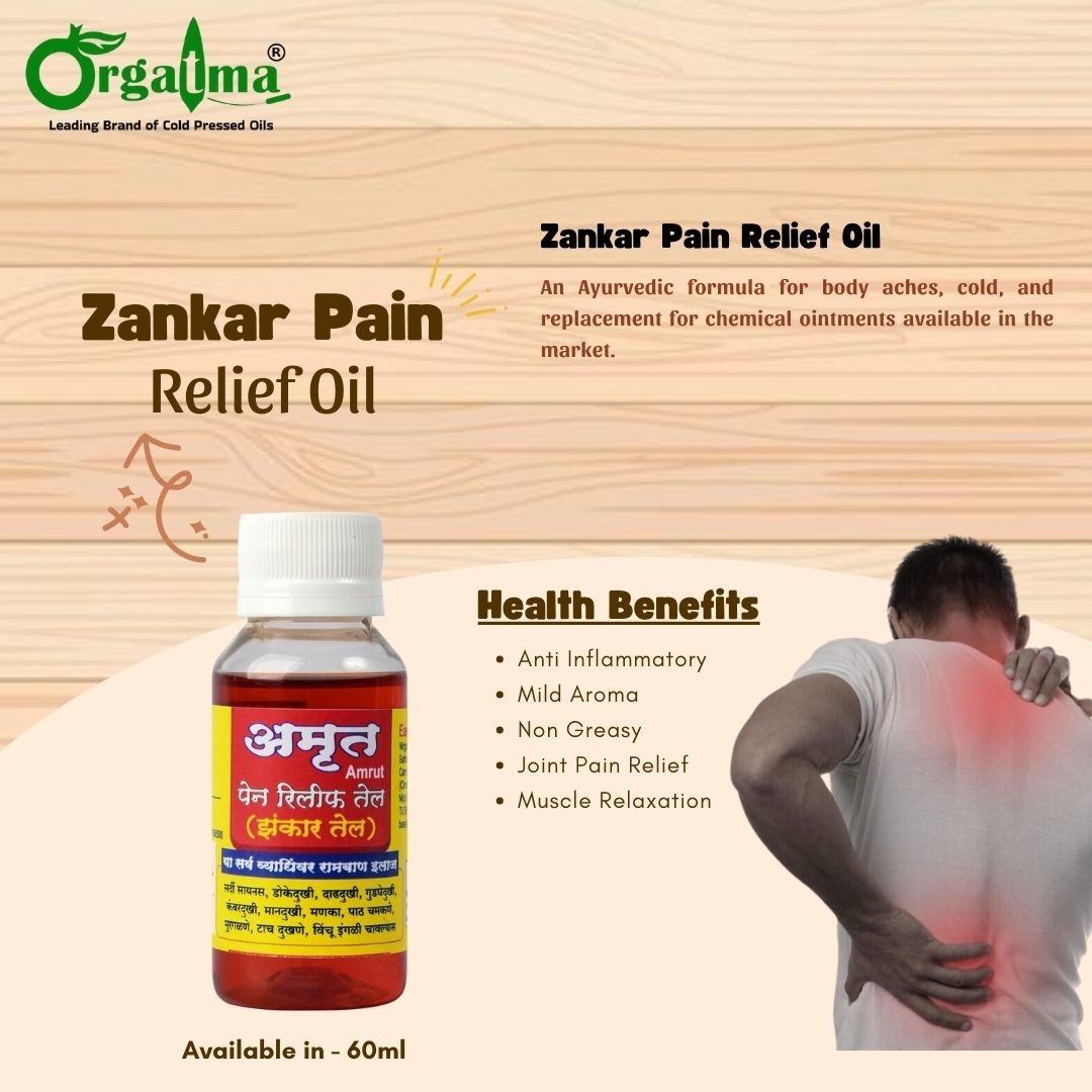 Amrut Zankar Pain Relief Oil 60ml – Fast-Acting, Natural Pain Relief - Image 3