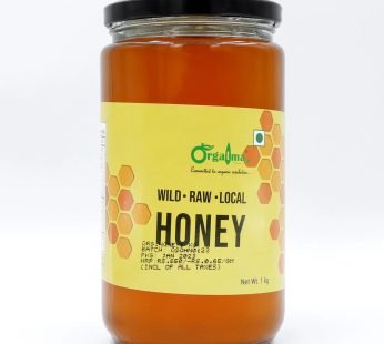 Orgatma Wild Honey 1Kg – Pure, Raw & Unprocessed