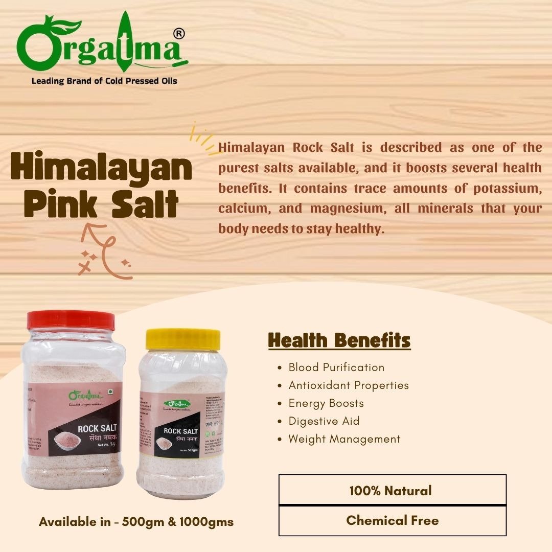 Orgatma Combo Pack – Groundnut Oil(1ltr) + Himalayan Rock Salt (1Kg) + High Curcumin Turmeric (500gm) - Image 4